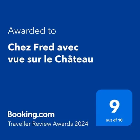 Séjour chez l'habitant Chez Fred Avec Vue Sur Le Chateau Angles-sur-lʼAnglin
